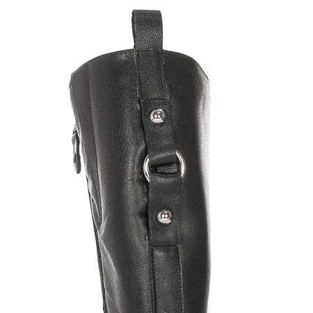Maciejka Black leather Knee-High Boots