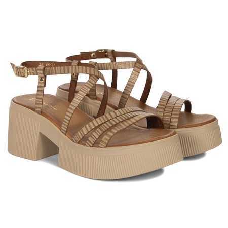 Maciejka Gold Sandals