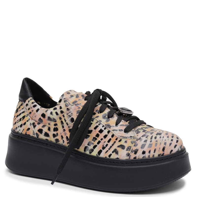 Maciejka Women's Genuine Leather Platform Sneakers Multicolour 6191W-24/00-8
