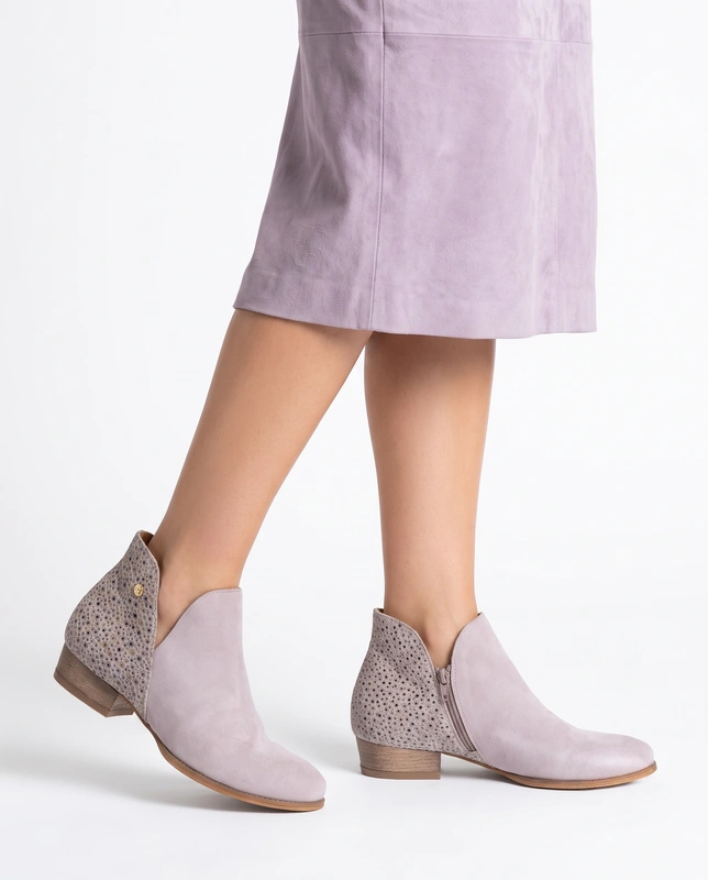 Maciejka Women's Leather Classic Ankle Boots Beige 4091W-03/00-5