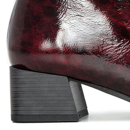 Maciejka Burgundy Boots 04777-23/00-3