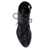 Maciejka Botki Skórzane Sznurowane Z Zamkiem Czarne 6391W-43/00-1