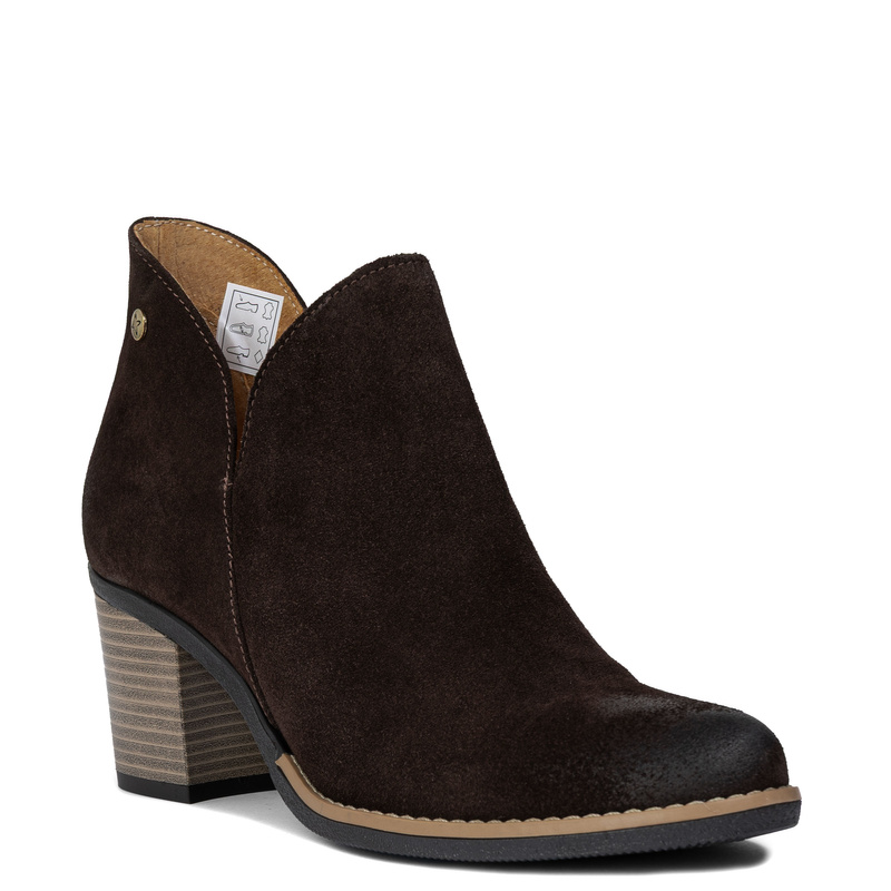 Maciejka Women's Velvet Chocolate Ankle Boots 04492-100/00-5