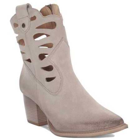Maciejka 006412-04/00-5 beige women's Boots