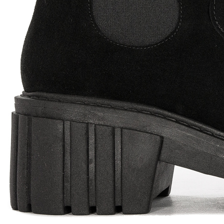 Maciejka Black Suede women's Boots 2857J-05/00-8