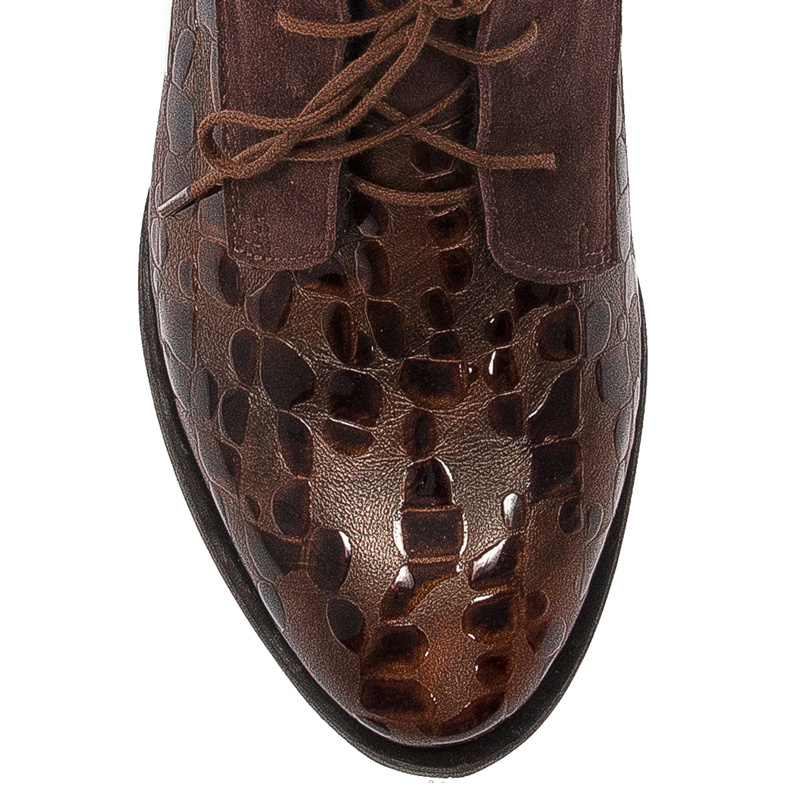 Maciejka Brown women's Lace-Up Boots 2878J-02/00-3