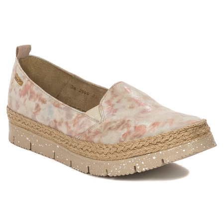 Maciejka Women's Leather Espadrilles Beige