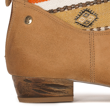 Maciejka Ankle Boots Suede Ethnic Cuff Brown 05986-29/00-5