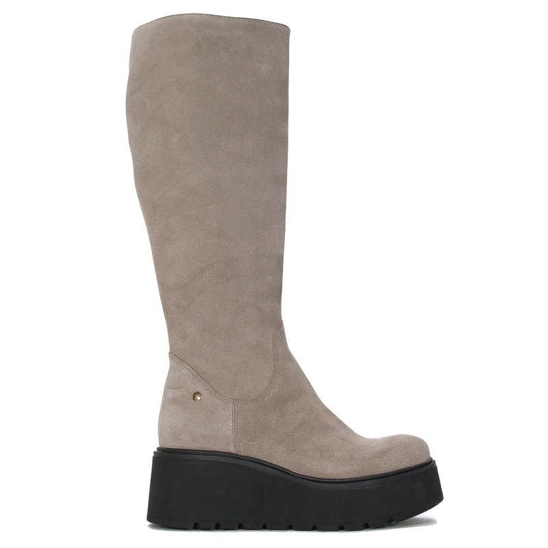 Maciejka dark beige Knee-High Boots 05767-10/00-6