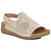 Maciejka Women's Leather Sandals Beige