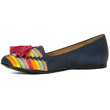 Maciejka Navy Blue Ballerina 04016-17-00-5