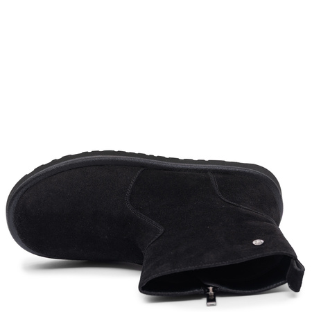 Maciejka Leather Ankle Boots Classic Elegant Black K7800-01/00-7