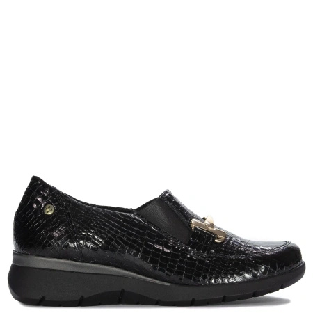 Maciejka Women's Black Leather Low Shoes