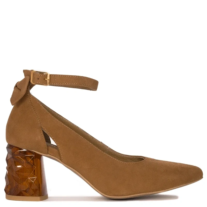 Maciejka Women's Leather Ginger Pumps