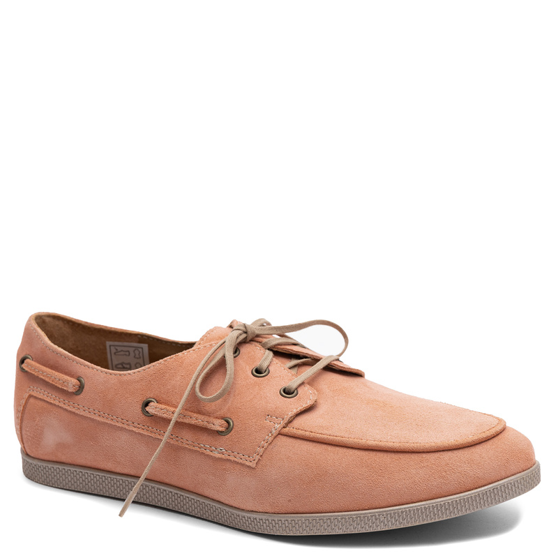 Maciejka Leather Suede Boat Shoes Orange 07799-33/00-1