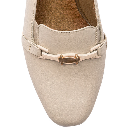 Maciejka Women's Light Beige Leather Pumps