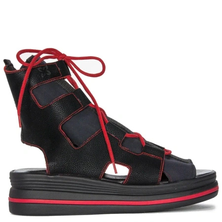 Maciejka Women's sandals in natural leather black