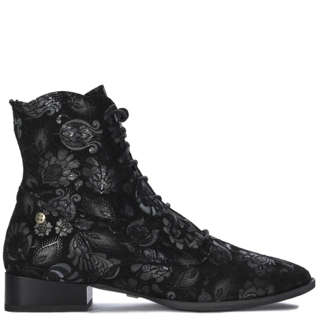 Maciejka Original Leather Boots Velour Ankle Boots Black 06391-01/00-1