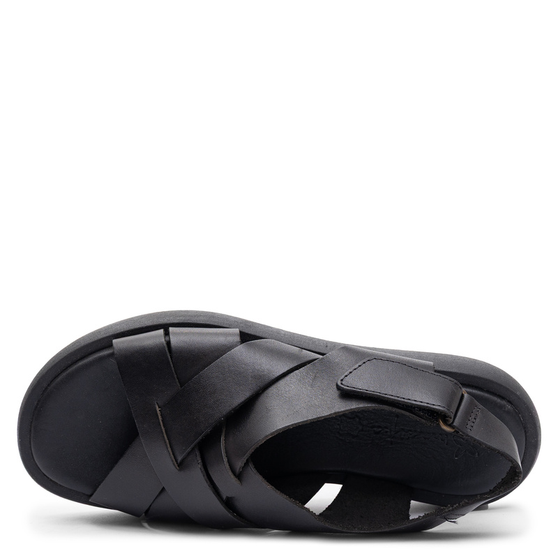 Maciejka Leather Platform Sandals Black E7397-01/00-0