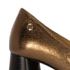 Women's Gold Leather Pumps 06244-02/00-1