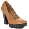 Maciejka Classic Leather Platform Pumps Brown 02629-29/00-1