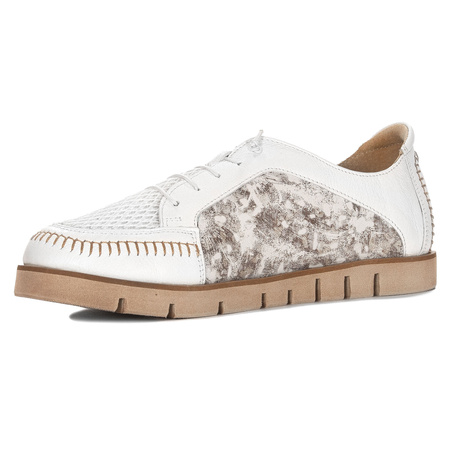 Maciejka Women's White Flat Shoes