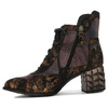 Maciejka Women's Leather Boots Brown + Maroon