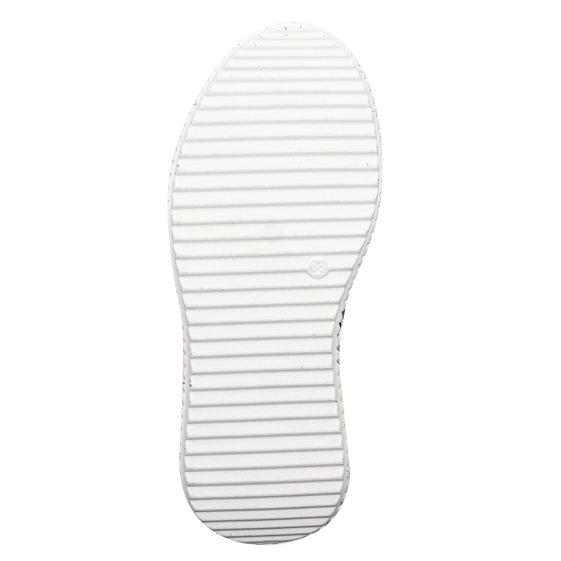 Maciejka Woman's Grey Leather Sneakers