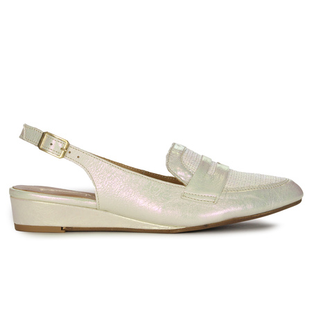 Maciejka Leather Light Beige Women's Sandals 06472-22/00-1