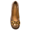 Women's Gold Leather Pumps 06244-02/00-1