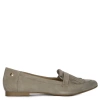 Maciejka Leather Slip-On With Fringe Beige 06440-04/00-1
