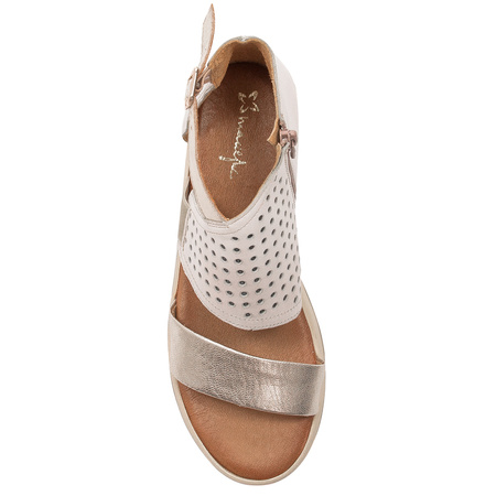 Maciejka Women's sandals natural leather Gold