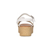 Maciejka white leather women's espadrilles sandals
