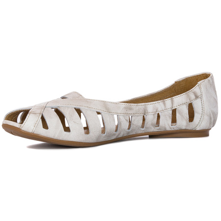 Maciejka Beige Grey Ballerina 04506-04/00-5