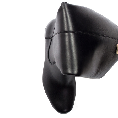 Maciejka Black leather Knee-High Boots 