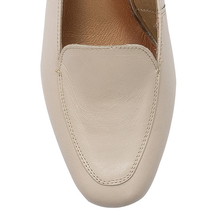 Maciejka Women's Light Beige Leather Pumps