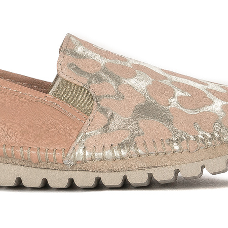 Maciejka Półbuty Skóra Naturalna Beige
