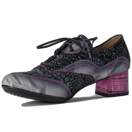 Woman's Dark Ash Leather Shoes