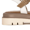 Maciejka Ginger and White Sandals 06101-11-00-5