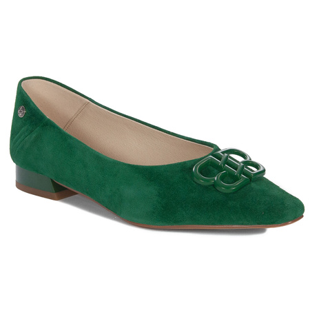 Maciejka Czółenka Damskie Zielone