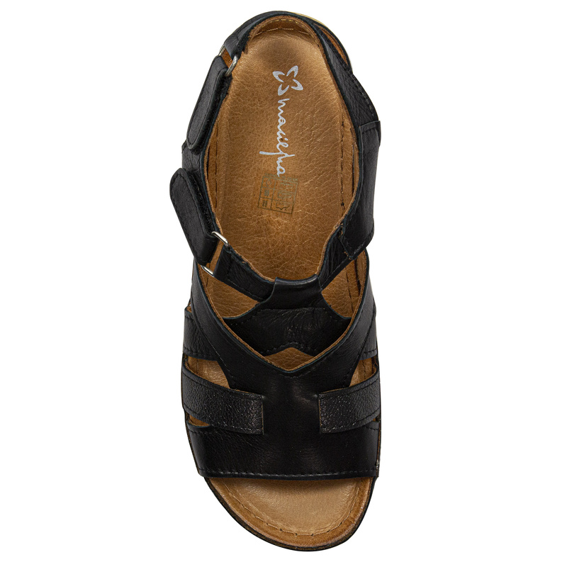 Maciejka Black Sandals L4490-01/00-1
