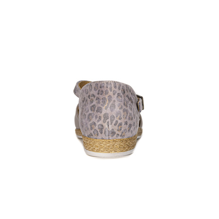 Maciejka Leather Women's Shoes With Strap Violet Leopard 4536S-05/00-5