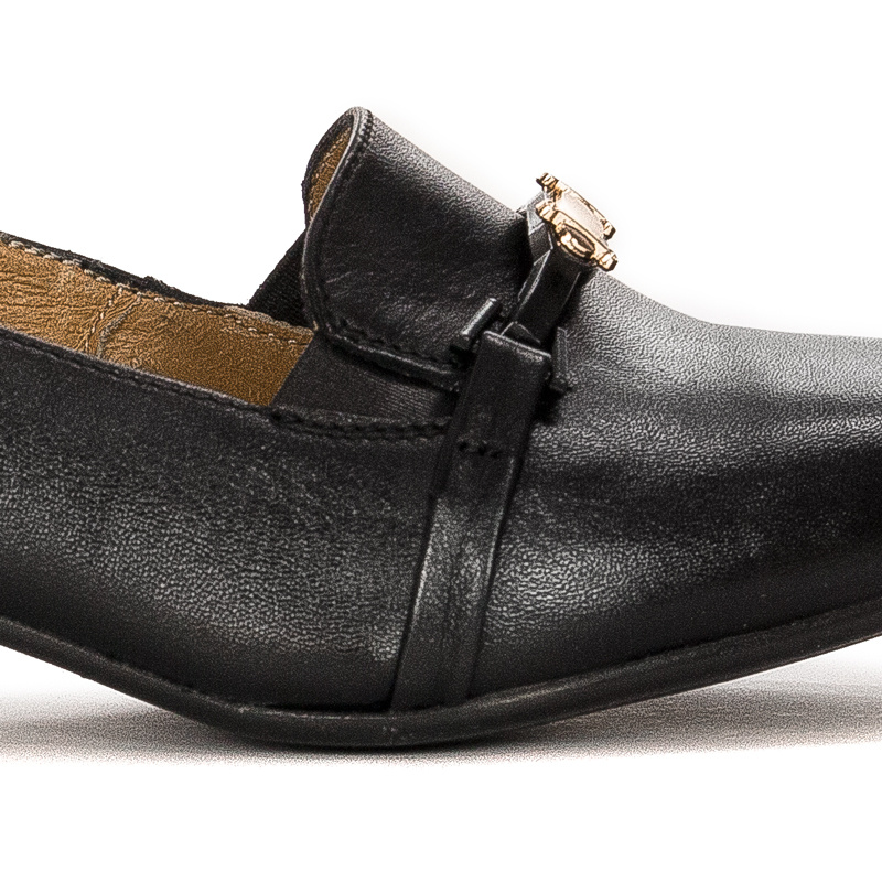 Maciejka Women's Black Leather Pumps