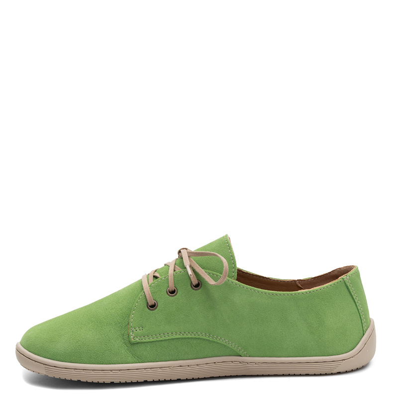 Maciejka Leather Sports Shoes Suede Green 06900-09/00-1