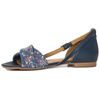 Maciejka Navy + Flowers Sandals 04614-43/00-5