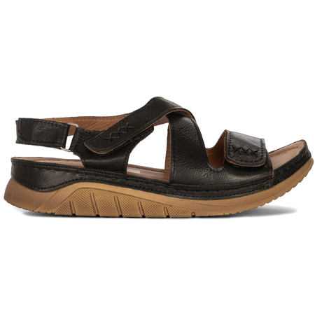 Maciejka Women's Leather Sandals Black