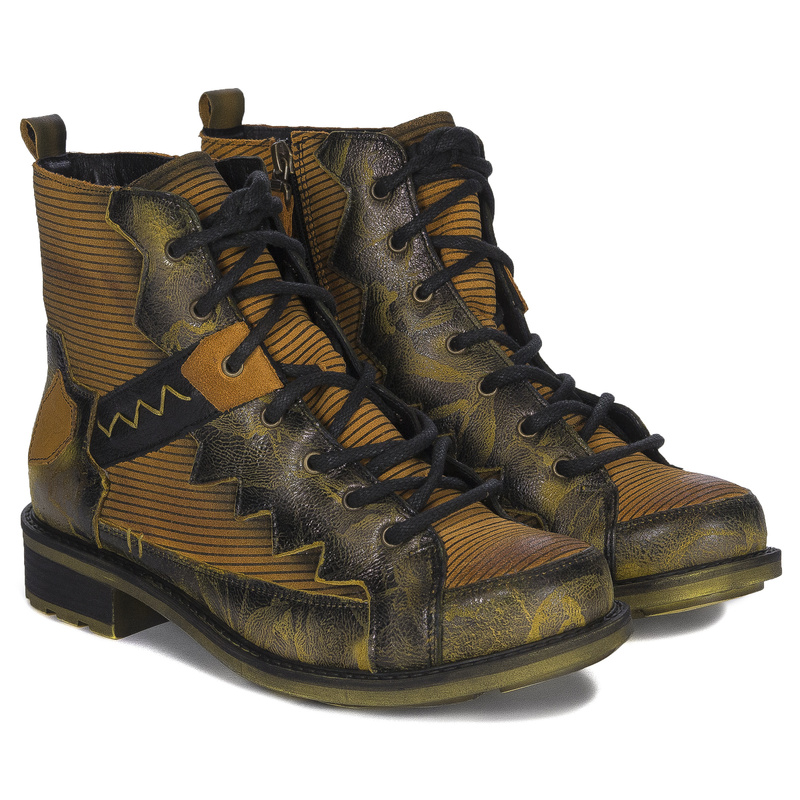 Maciejka Yellow Boots 06558-07/00-8