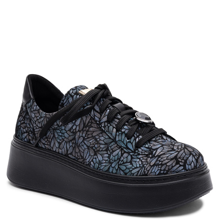 Maciejka Leather Sneakers On Platform Multi-colored 6191W-11/00-8