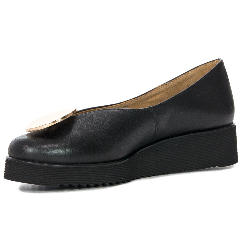 Maciejka Black leather Shoes 5315B-01/00-5