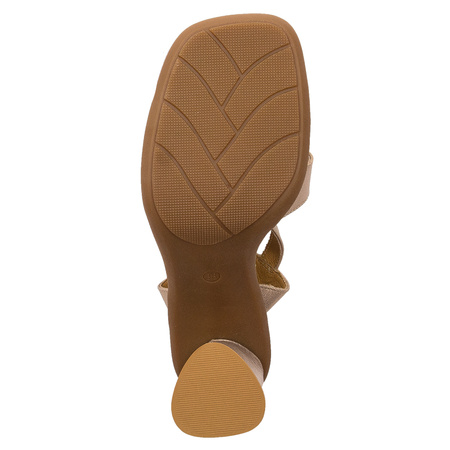 Maciejka Women's sandals in natural leather gold